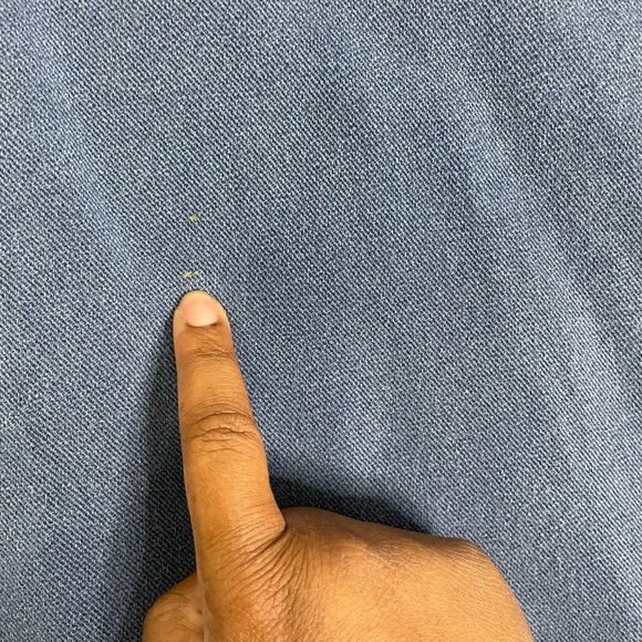 VTG Sun-Flower Craft Shop Sweater XL Blue Embroidered Fleece Lined Henley - Picture 3 of 12